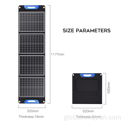 Outdoor Hiking Foldable Solar Panel Charger 100W Solar Panel (CKPV-70W solar panel-6P36) Factory
